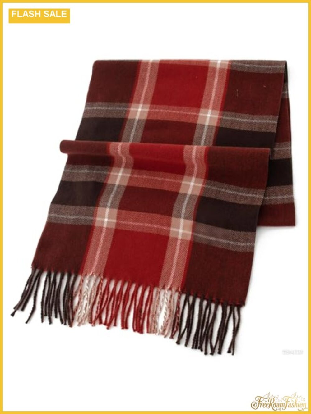 Scottish Tartan Plaid Scarf Winter Cold Weather Soft Warm Shawl Wrap Fringes